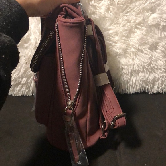 Kendall Mini Backpack in Wine - Picture 5 of 6